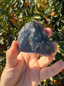 Raw Blue Fluorite Stone,153.2g