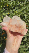 Load and play video in Gallery viewer, Large Raw Quartz Crystal Cluster - Natural Healing Stone
