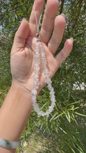 Load and play video in Gallery viewer, Clear Quartz Phone Charm,Minimalist Crystal Phone Strap,Gemstone Phone Chain
