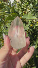 Load and play video in Gallery viewer, Raw Himalayan Quartz Crystal Point Pakistan Specimen Healing Reiki Decor A259
