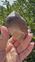 Load and play video in Gallery viewer, Natural Smoky Quartz Point | Raw Crystal Wand | Healing Stone,A59
