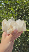 Load and play video in Gallery viewer, Natural Himalayan Quartz Cluster from Pakistan,Clear Quartz Mineral Specimen,A68
