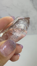 Load and play video in Gallery viewer, High Luster Enhydro Quartz w/ Moving Bubble &amp;/or Carbon/Black Inclusions,A504
