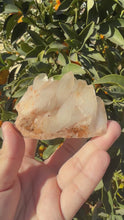 Load and play video in Gallery viewer, On Sale!Raw Clear Quartz Cluster,141.3g
