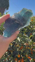 Load and play video in Gallery viewer, Raw Blue Fluorite Stone,405.3g
