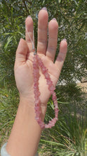 Load and play video in Gallery viewer, Strawberry Quartz Crystal Phone Strap,Healing Crystal Charm for Love Harmony
