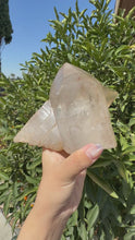 Load and play video in Gallery viewer, 1.59kg Clear Quartz with Green Phantom Inclusions, Partial Polished Faces
