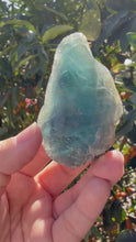 Load and play video in Gallery viewer, Raw Blue Fluorite Stone
