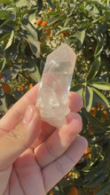 Load and play video in Gallery viewer, 2pcs natural Raw Clear Quartz Point-Clear Quartz Tower-Clear Quartz Cluster
