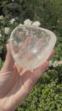 Load and play video in Gallery viewer, Small Clear Quartz Offering Bowl,234.8g
