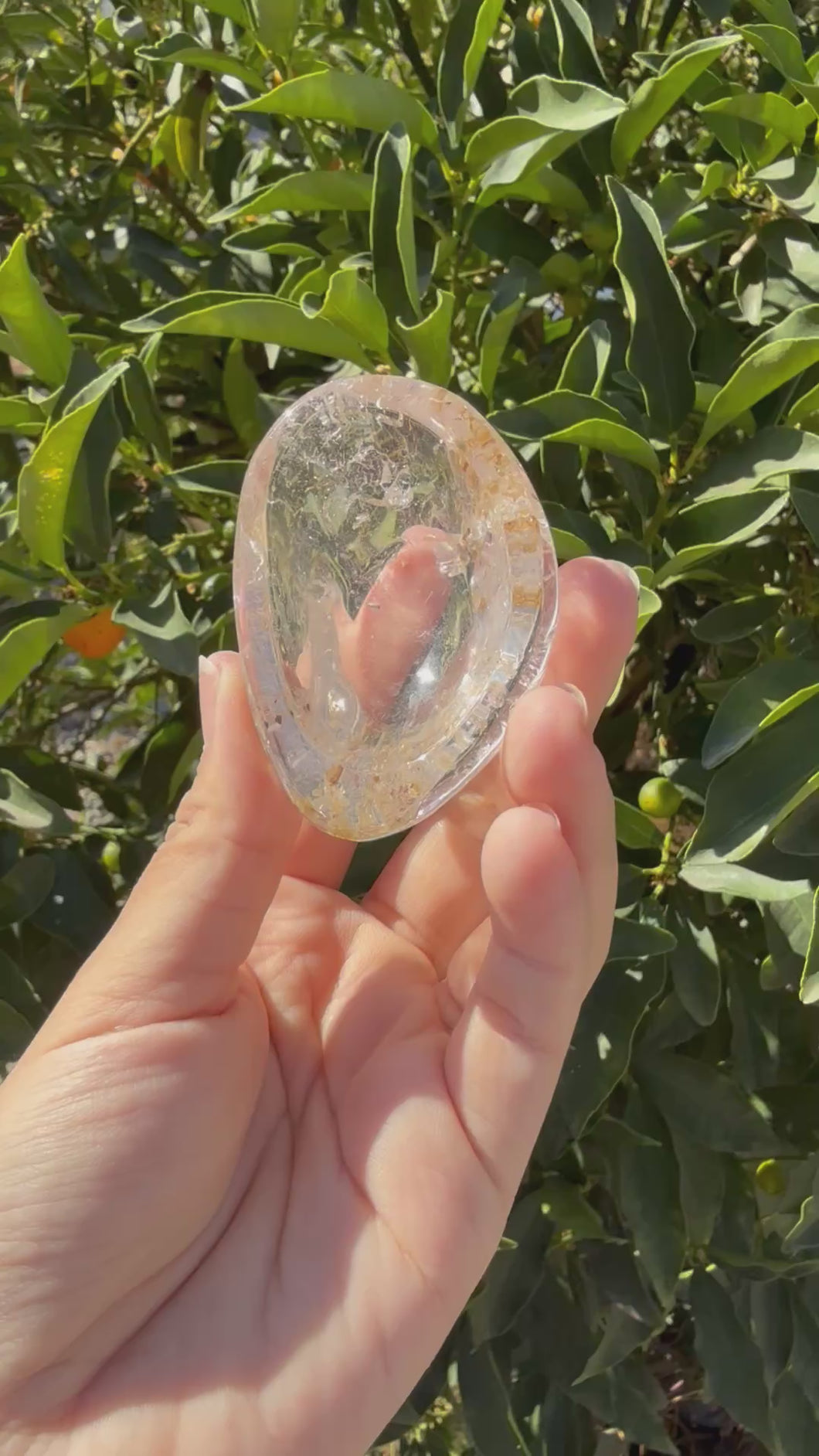 Mini Clear Quartz Offering Bowl,Crystal Quartz Altar Bowl,Crystal Tray,B96