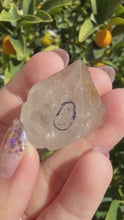 Load and play video in Gallery viewer, Natural Enhydro Quartz Crystal with Moving Water Bubble,A296
