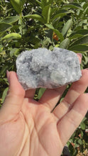Load and play video in Gallery viewer, Bright clear Fluorite with Druzy Quartz on matrix, Fluorite on Quartz
