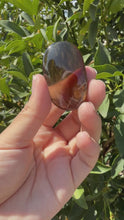 Load and play video in Gallery viewer, Natural Brazil Smoky Quartz Palm Stone / Meditation Palm Stones,A154
