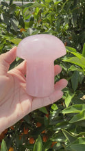 Load and play video in Gallery viewer, No Perfect On Sale!Large Rose Quartz Mushroom Crystal Sculpture,A80
