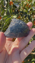 Load and play video in Gallery viewer, Raw Blue Fluorite Stone,153.2g
