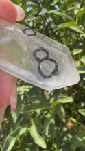 Load and play video in Gallery viewer, Natural Enhydro Quartz Crystal with Moving Water Bubble,A131
