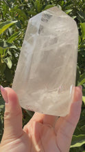 Load and play video in Gallery viewer, Clear Quartz Crystal Tower Point – High Clarity Polished Stone, A54
