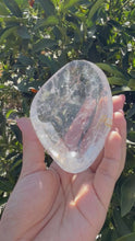 Load and play video in Gallery viewer, Small Clear Quartz Offering Bowl,Crystal Tray,B56
