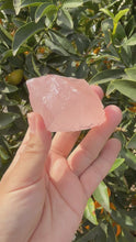 Load and play video in Gallery viewer, ROSE QUARTZ Raw Crystal - Madagascar,119g
