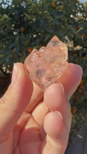 Load and play video in Gallery viewer, Red Mud Skeletal Quartz Crystal Point ,Red Mud Quartz ,#977
