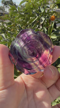 Load and play video in Gallery viewer, Natural Fluorite Flower,77.9g
