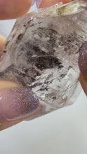 Load and play video in Gallery viewer, High Luster Enhydro Quartz w/ Moving Bubble &amp;/or Carbon/Black Inclusions,A501
