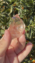 Load and play video in Gallery viewer, Red Mud Skeletal Quartz Crystal Point ,Red Mud Quartz ,#997
