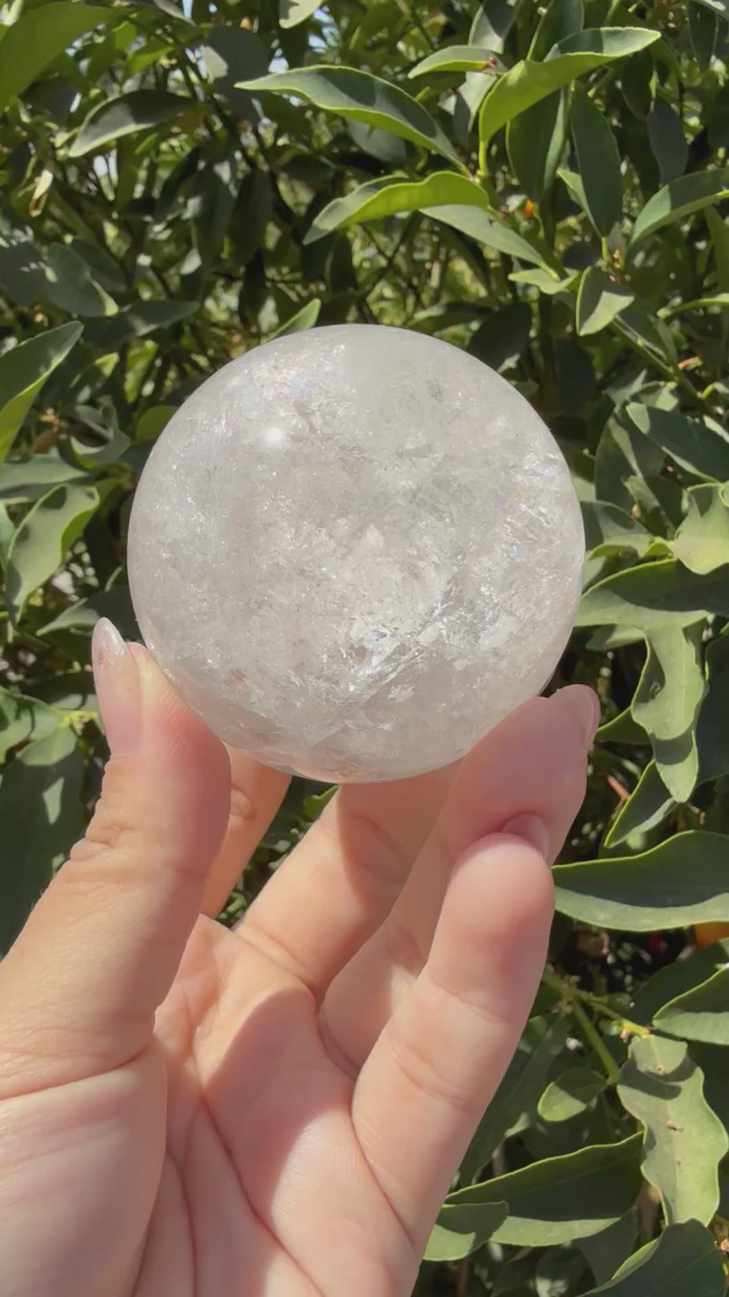Great Deal!Clear Quartz Crystal Sphere,A127