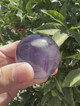 Load and play video in Gallery viewer, Purple Ribbon Candy Fluorite Sphere
