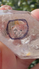Load and play video in Gallery viewer, Natural Enhydro Quartz Crystal with Moving Water Bubble,A311
