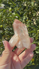 Load and play video in Gallery viewer, Clear Quartz Crystal Cluster,Natural Mineral Specimen,Raw Cluster,A243
