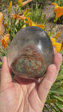 Load and play video in Gallery viewer, Garden Quartz Crystal Egg with Thousand Layer Mountain Scenic Inclusions, A476
