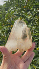 Load and play video in Gallery viewer, Raw Himalayan Quartz Crystal Point Pakistan Specimen Healing Reiki Decor A258
