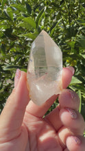 Load and play video in Gallery viewer, Raw Himalayan Crystal Point,India Quartz Specimen,Healing Stone,Reiki,A194
