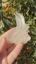 Load and play video in Gallery viewer, On Sale!Raw Clear Quartz Cluster,65.8g,#S12
