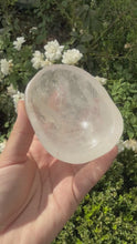 Load and play video in Gallery viewer, Small Clear Quartz Offering Bowl,216.8g
