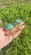 Load image into Gallery viewer, Resin small cute Turquoise mushroom
